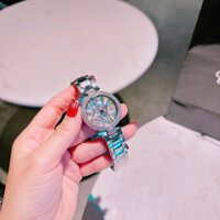 Đồng Hồ Chopard Nữ Máy Quartz (Pin) Kính Crystal Siz 35mm Kính Sapphiare Mặt Tròn Xoay Dây Kim Loại