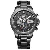 Đồng hồ Chronograph 6 kim bánh răng Binger BG80