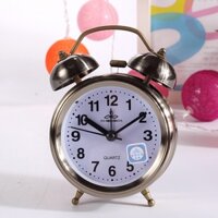 Đồng hồ chuông đôi KIM LOẠI cổ điển thiết kế sang trọng, đồng hồ để bàn trang trí