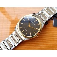 Đồng Hồ Citizen Chính Hãng Nam AR3075-54E Stiletto Eco-Drive Black Dial Two-Tone Men’s Watch