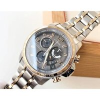 Đồng Hồ Citizen Chính Hãng Nam BY0106-55H Chrono-Time A-T Eco-Drive Grey Dial Men’s Watch