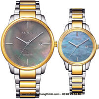 ĐỒNG HỒ CITIZEN – ECO-DRIVE – CẶP ĐÔI – BM7524-87Y VÀ EW2594-84Y