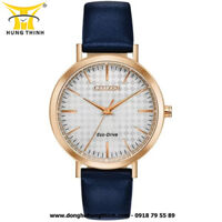 ĐỒNG HỒ CITIZEN ECO-DRIVE NỮ DÂY DA 3 KIM EM0763-07A