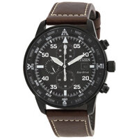 Đồng hồ Citizen Eco-Drive Chronograph mặt đen CA0695-17E Chính Hãng
