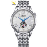 ĐỒNG HỒ CITIZEN NAM NH9130-84A AUTOMATIC (CƠ) OPEN HEART – DÂY THÉP – KÍNH SAPPHIRE – 5ATM – 40MM