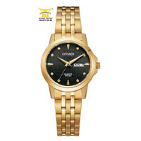 ĐỒNG HỒ CITIZEN NỮ EQ0603-59F QUARTZ (PIN) – KÍNH KHOÁNG – DÂY MẠ MÀU VÀNG – 5ATM – 27MM