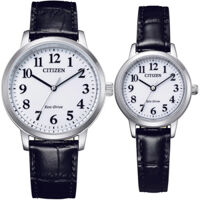 ĐỒNG HỒ CITIZEN – PIN NĂNG LƯỢNG – ECO-DRIVE – CẶP ĐÔI – DÂY DA – BJ6541-15A VÀ EM0930-15A