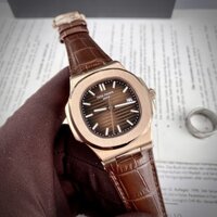 [Đồng hồ cơ automatic] Patek Philippe Nautilus 5711R-001 Brown Dial 40mm full box cao cấp
