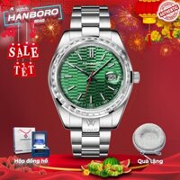 Đồng Hồ Cơ HANBORO 8040 | Tặng kèm bóp đựng đồng hồ