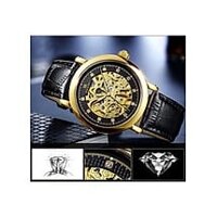 Đồng Hồ Cơ Lộ Máy Nhật Dây Da Cao Cấp Sang Trọng Weisikai Pro