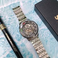 Đồng hồ cơ lộ máy Starke SK119BM thể thao, cá tính - Trắng