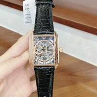 Đồng hồ cơ nam armani ar4233 skeleton , dây da , size 36x40mm