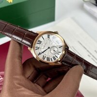 Đồng hồ cơ nam dây da Cartier Drive de Cartier Fake cao cấp 40mm