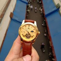 Đồng hồ cơ nam  dây da mềm