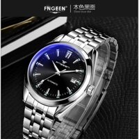 Đồng hồ cơ nam FNGEEN 6612, đồng hồ lộ cơ automatic thép không gỉ, mặt kính sapphire chống trày xước