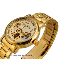 Đồng hồ Cơ Nam lộ máy SEWOR dây thép cao cấp mã SET2016