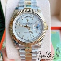 Đồng Hồ Cơ Nam Rolex Chính Hãng Có 2 Lịch Thứ Ngày Dây Thép Đúc Đặc Chống Nước Tốt Mẫu Mới 2024