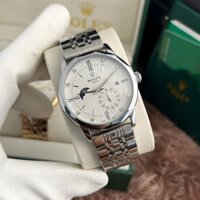 Đồng Hồ Cơ Nam Rolex Dây Da Chính Hãng   Chạy Full Kim Có Lịch Ngày Lịch Giờ Chống Nước Chống Xước Tốt