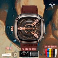 Đồng Hồ Cơ Nam Sevenfriday M2/02, Máy Miyota Nhât Bảo Hành 2 Năm, Full Box Hộp, Sách, Thẻ, Khăn, Dây Caosu Tặng