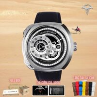 Đồng Hồ Cơ Nam Sevenfriday Q1/01, Máy Miyota Nhât Bảo Hành 2 Năm, Full Box Hộp, Sách, Thẻ, Khăn, Dây PSticker