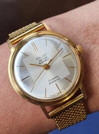 Đồng hồ cổ Nga Liên Xô Poljot 29 jewels automatic bọc vàng