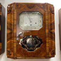 Đồng Hồ Cổ Quả Lắc Vedette Con Bướm Vàng Frère Jacques Pháp France 1950