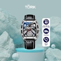 Đồng Hồ Cơ Tự Động Chenxi CX-8885 Chống Thấm Nước Cao Cấp Cho Nam dây da rất bền Sang trọng Watch Đeo Tay