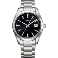 Đồng hồ cơ tự động Citizen NB1050-59E, chống nước, lịch ngày và kim giây, sản xuất tại Nhật Bản, Bộ sưu tập Citizen NB1050-59E nam màu bạc, đen, loại vòng tay✨Trực tiếp từ Nhật Bản✨