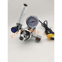 Đồng hồ CO2 220V nội địa TQ - Phụ Kiện Bình Khí CO2 hàn mig