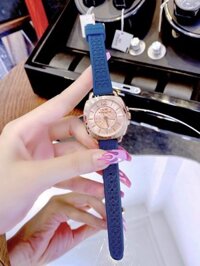 Đồng hồ Coach nữ dây cao su màu xanh dương Coach New York BoyFriend 14502095