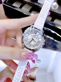 Đồng hồ Coach nữ dây cao su màu trắng Coach New York BoyFriend 14502093