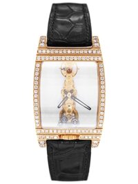 Đồng hồ Corum Skeleton Golden Bridge 05.0001 Vàng hồng 18ct Kim cương