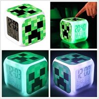 Đồng Hồ Creeper Minecraft báo thức và phát sáng