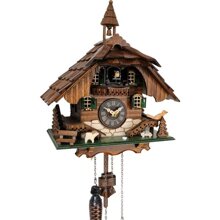 Đồng hồ Cuckoo Quartz 444 Black Forest Clock Bell Tower
