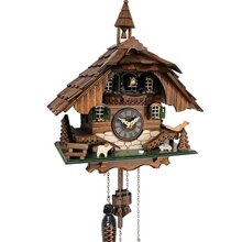 Đồng hồ Cuckoo Quartz 444 Black Forest Clock Bell Tower