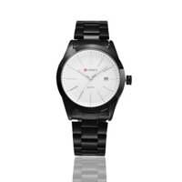 Đồng hồ curren nam dây kim loại HDN0012 - Trắng