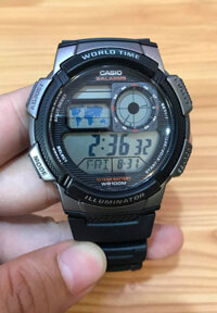 Đồng hồ đa chức năng World Time Digital Sports Casio AE1000W-1B