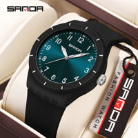 Đồng hồ dạ quang dành cho học sinh tuổi teen mới SANDA là đồng hồ nam thạch anh hợp thời trang và tối giản SD9075-9