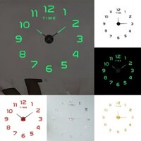Đồng Hồ Dán Tường Dạ Quang 90 * 90cm