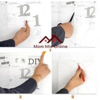 Đồng hồ dán tường DIY - K062