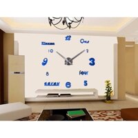 Đồng hồ dán tường loại lớn (version 6) DIY Clock 360 độ hiện đại