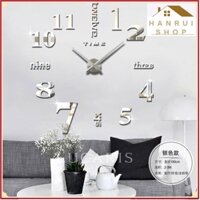 Đồng hồ dán tường phong cách Châu Âu đẹp mắt - HanruiOffical