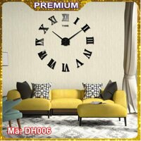 Đồng hồ dán tường số la mã cực đẹp mã DH006 (PREMIUM)