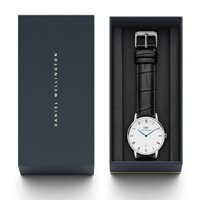 Đồng Hồ Daniel Wellington DW00100108 Dây Da Dapper Reading Silver Nam 38mm Nữ 34mm Chính Hãng