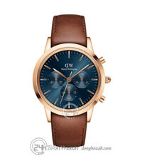 Đồng hồ Daniel Wellington Iconic St Mawes Arctic DW00100639 - Nam - Quartz (Pin) Dây Da - Chính Hãng - Size 42mm