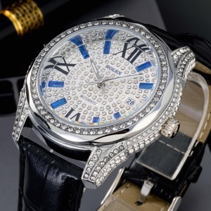 Đồng hồ dây da độc 1 hạt đá