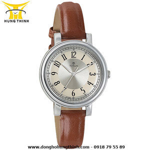 Đồng hồ dây da nữ Titan 2554SL01