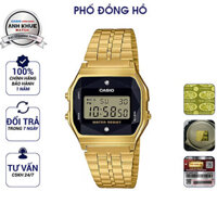 Đồng hồ dây kim loại Casio Anh Khuê A159 A159WGED-1DF