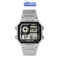 Đồng hồ dây kim loại CASIO AE-1200WHD-1AVDF chính hãng bảo hành 12 tháng - Tiệm Casio