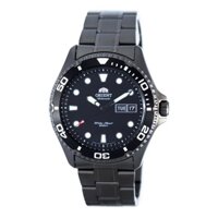 ĐỒNG HỒ DÂY KIM LOẠI MẶT ĐEN ORIENT FAA02003B9 HÀNG CHÍNH HÃNG